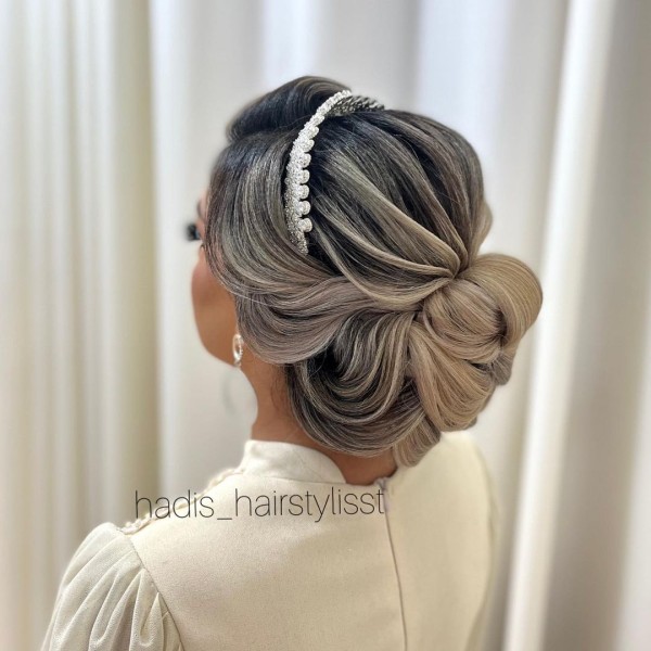 شینیون مو عروس جدید 1401