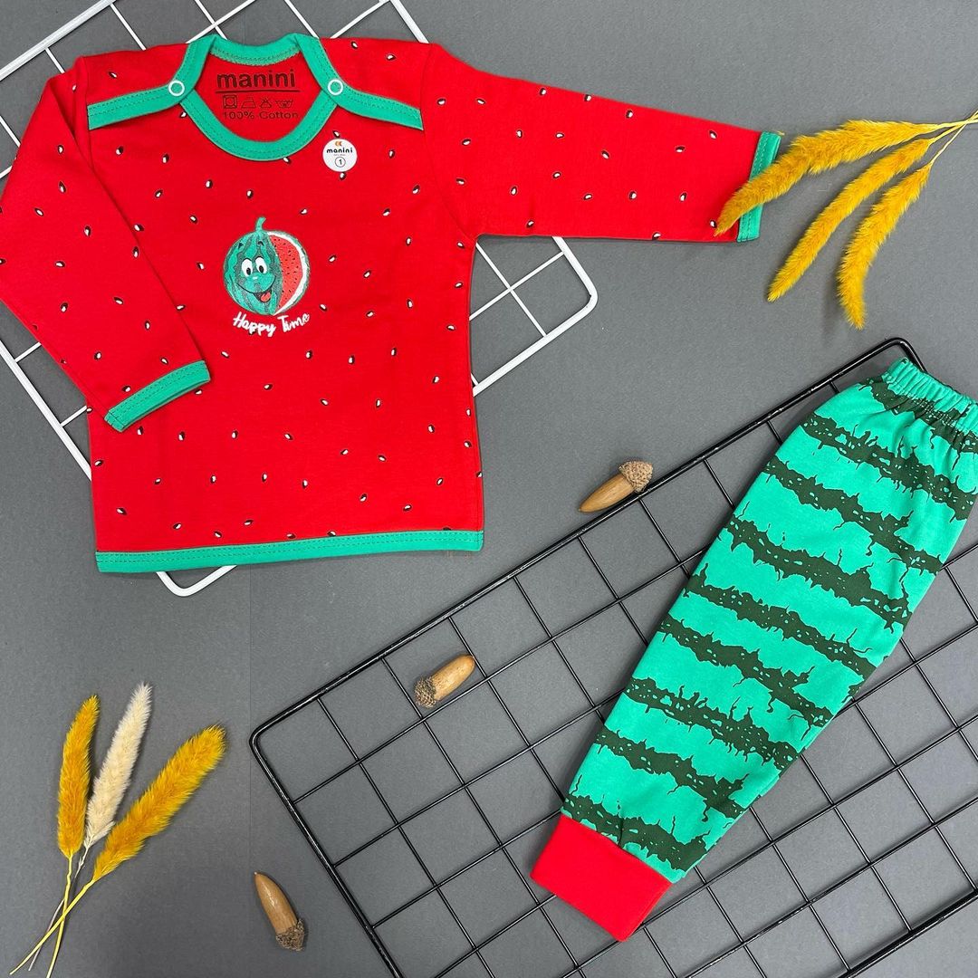 مدل لباس هندوانه ای شب یلدا