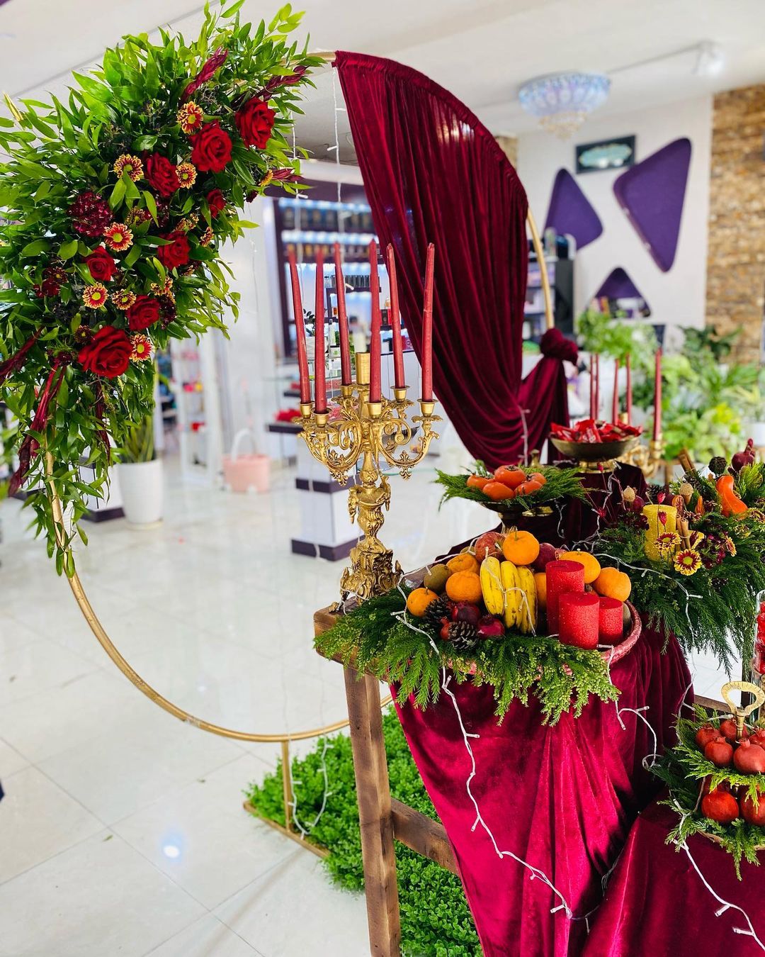 دکوراسیون شب یلدا