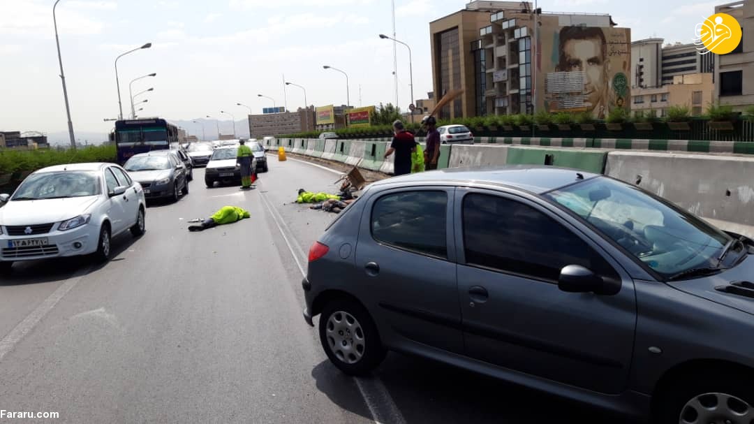 (تصاویر) مرگ دلخراش پاکبانان پل سید خندان (تصاویر) مرگ دلخراش پاکبانان پل سید خندان