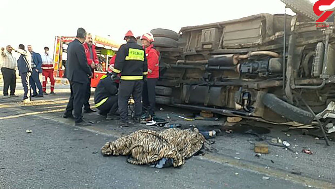 تصادف مینی بوس دانشگاه نجف آباد