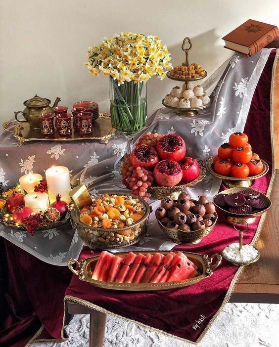 تزیین کرسی شب یلدا