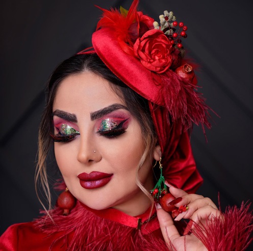 ارایش شب یلدا دخترانه فانتزی