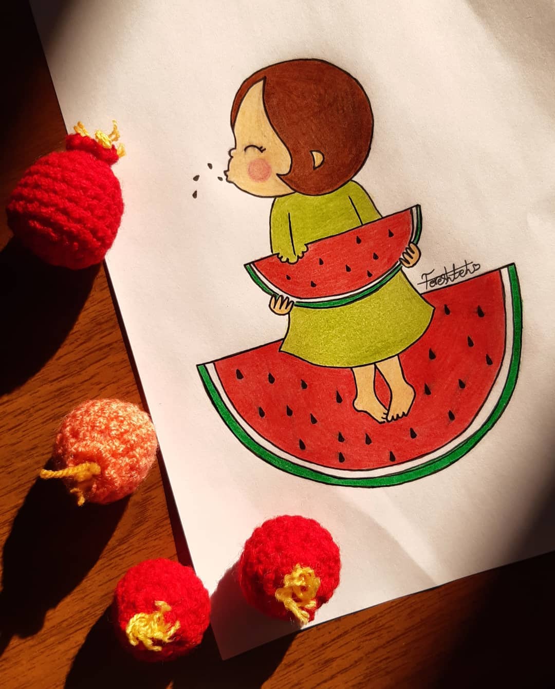 نقاشی شب یلدا