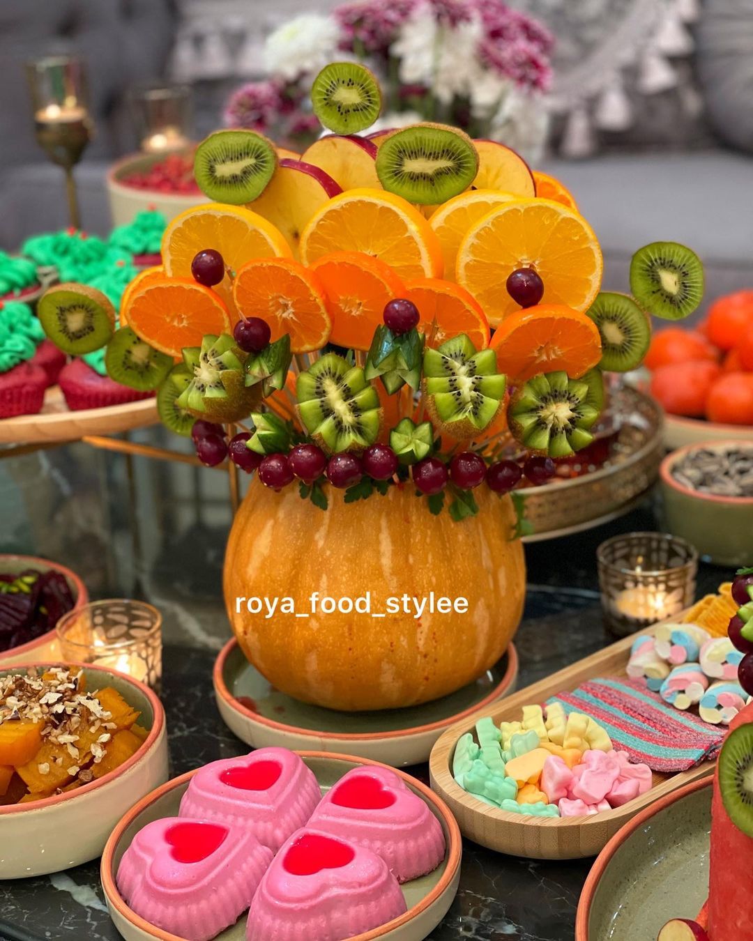 تزیین میز شب یلدا 1401