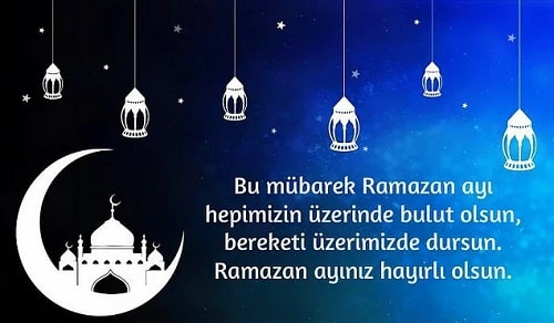 عکس تبریک عید فطر به زبان ترکی