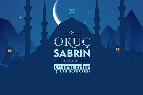 عکس تبریک عید فطر به زبان ترکی