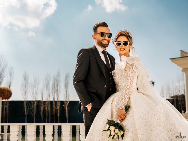 ژست عروس و داماد