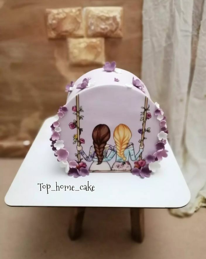 عکس کیک روز دختر