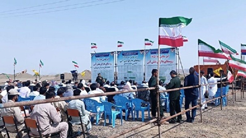 افتتاح خط ۱۰۰۰ کیلومتری انتقال آب در سیستان و بلوچستان