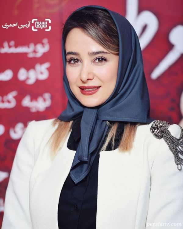 الناز حبیبی در اکران فیلم رمانتیسم عماد و طوبا