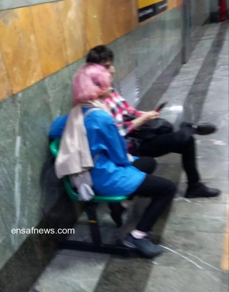 زنان باحجاب و بی حجاب در پارک لاله ، بازارچه پارک لاله و مترو