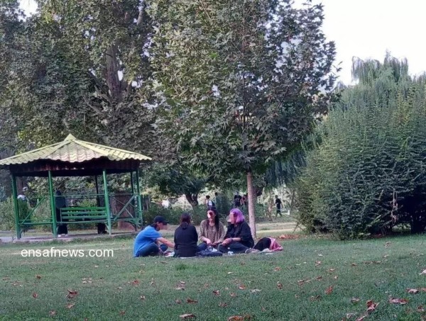 زنان در خیابان ولیعصر تهران