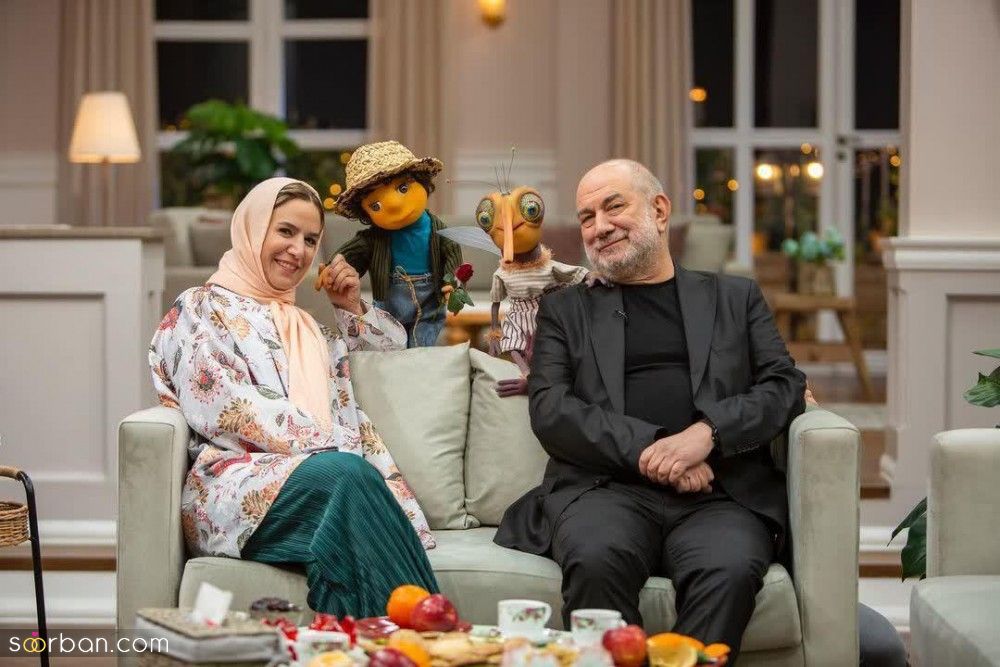 ستاره پسیانی و بچه در مهمانی