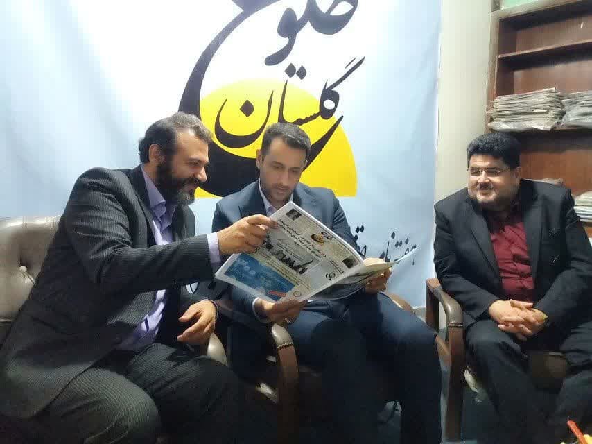 فعالیت هفته نامه «طلوع گلستان» رسما آغاز شد