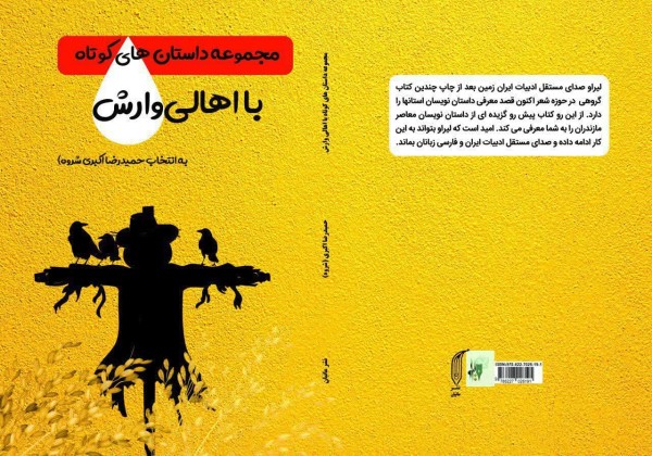 طرح جلد کتاب حمید رضا اکبری
