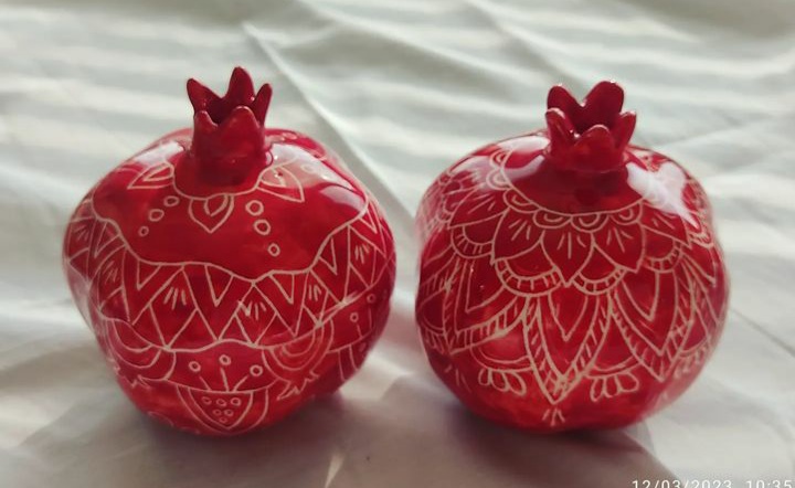 تزیین انار شب یلدا