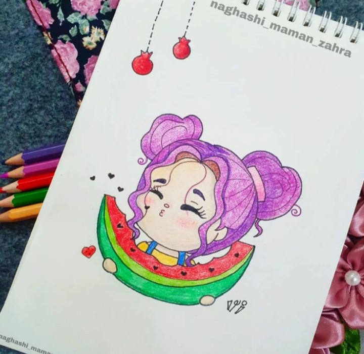 نقاشی شب یلدا