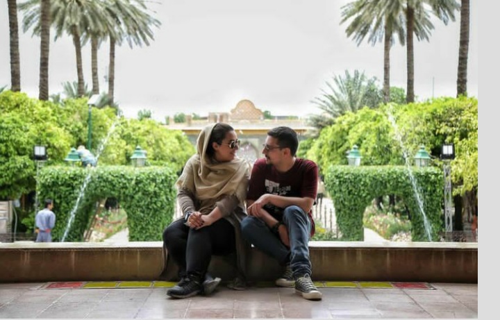 امیر کاظمی و همسرش