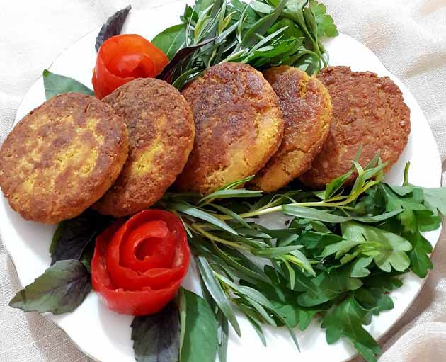کتلت لپه با گوشت