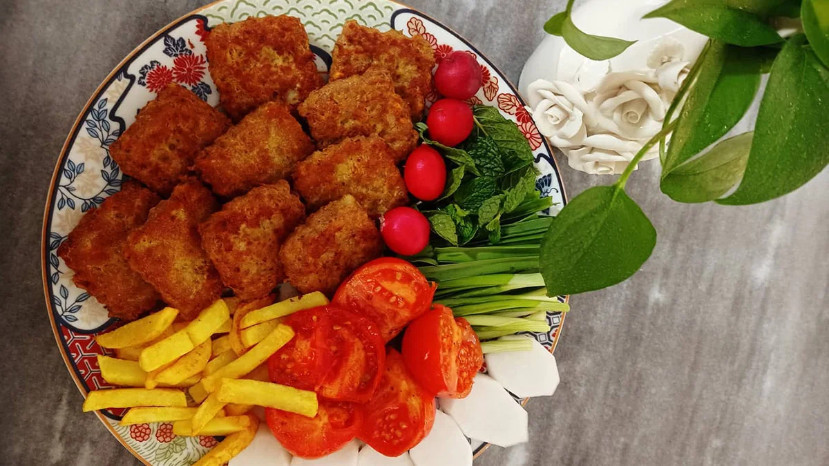 کتلت لپه با گوشت