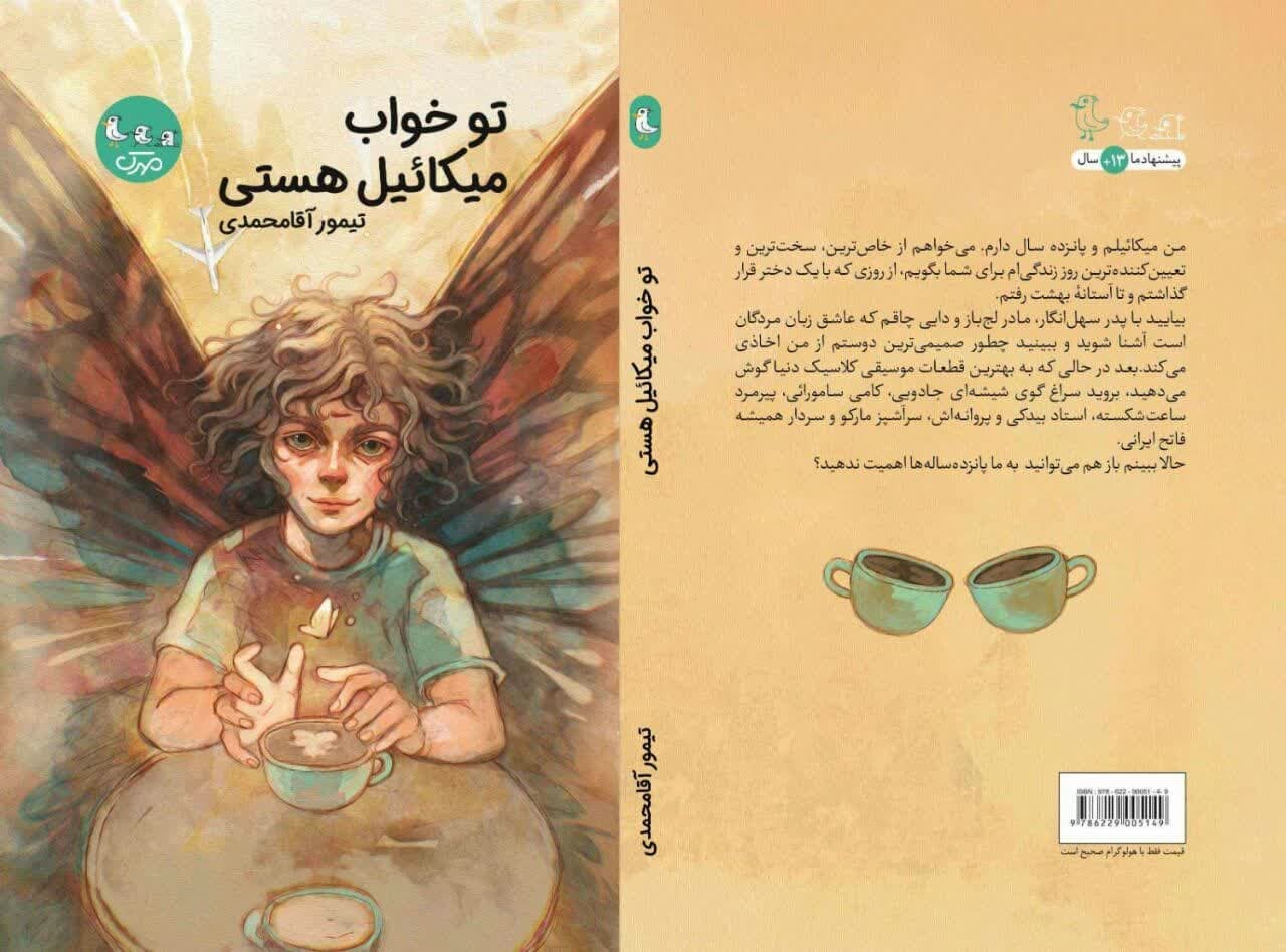 طرح جلد کتاب تیمور آقا محمدی