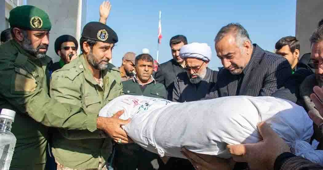 شهید گمنام عملیات بدر در "خانه عدالت" آرام گرفت .