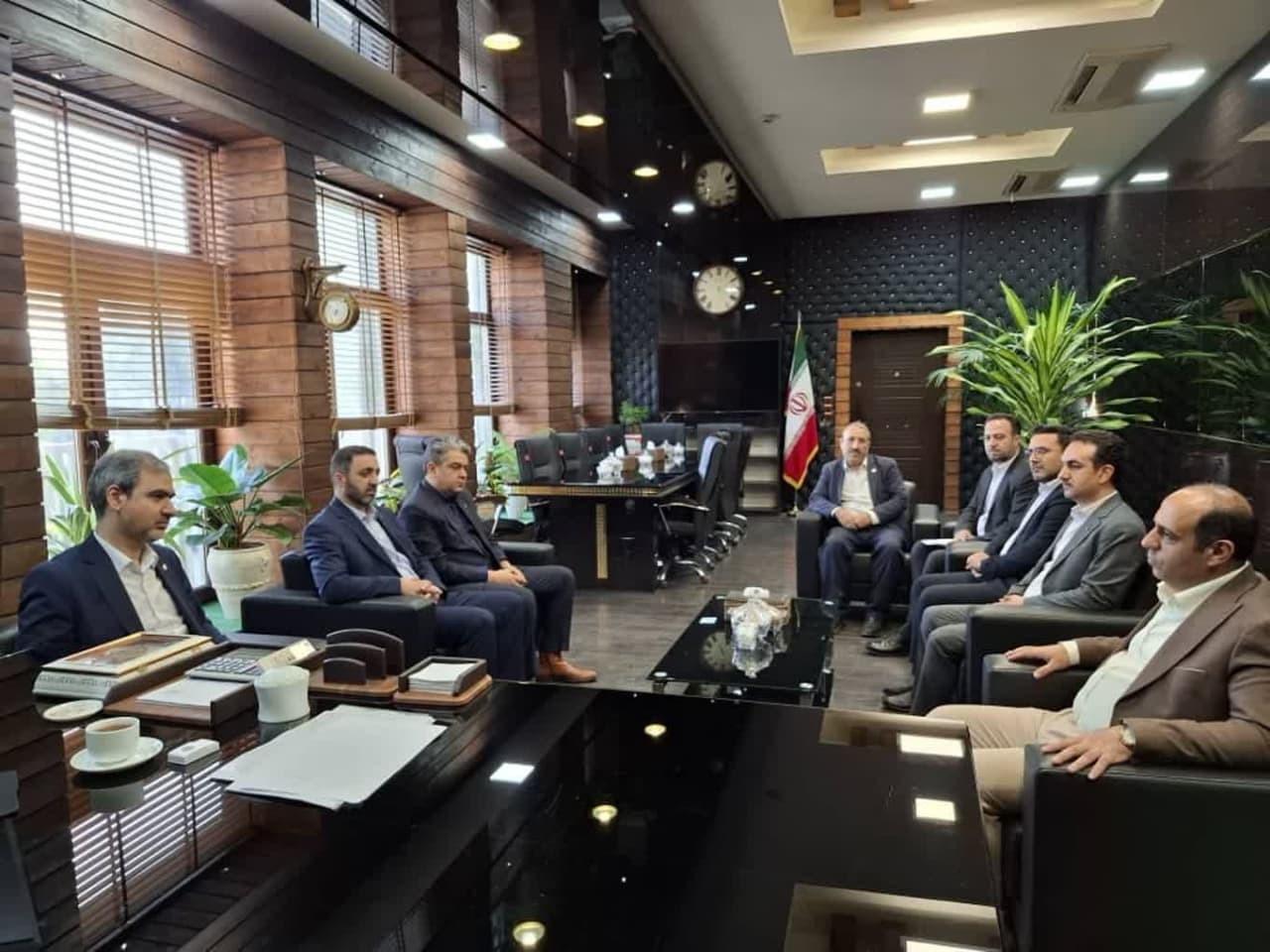 دیدار مدیر ارشد بانک مهر ایران در گلستان با شهردار گرگان