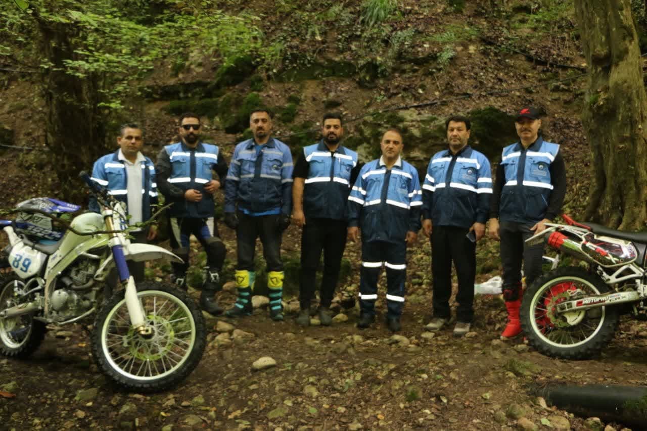 مانور "لحظه صفر" مدیریت بحران در گلستان/ اکیپ موتورسواران آفرود آبفا، آمادگی واکنش سریع در مناطق صعب العبور   