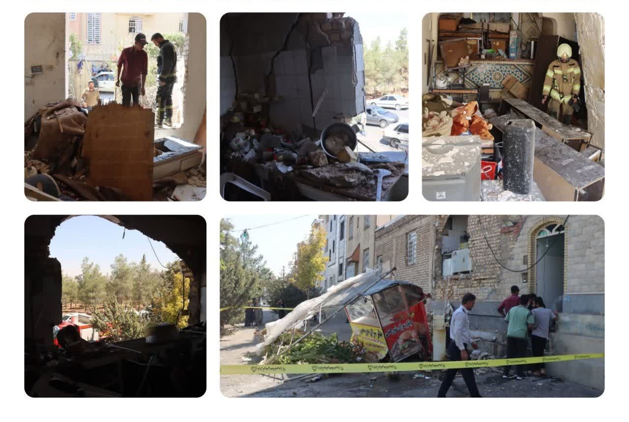 انفجار یک خانه در میانرود شیراز/2نفر راهی بیمارستان شدند