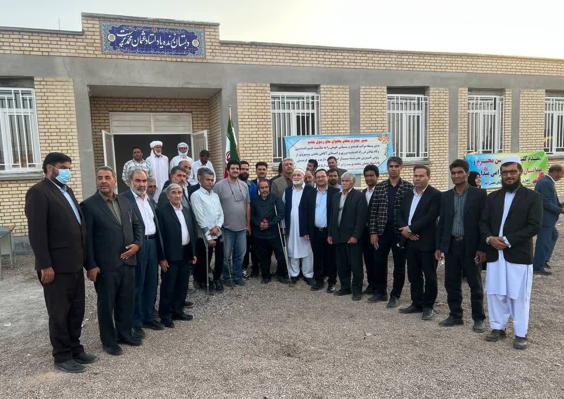 مدرسه 6 کلاسه روستای محسن آباد تایباد افتتاح شد