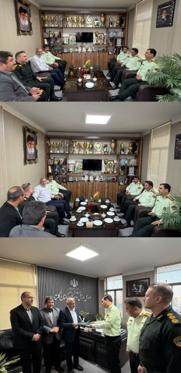 تقدیر فرمانده انتظامی گرگان از مدیرکل ورزش و جوانان استان گلستان