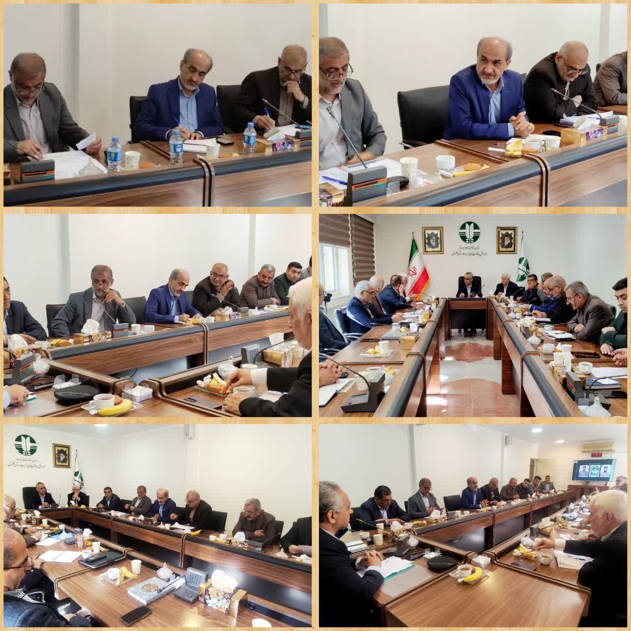  برگزاری جلسه شورای راهبردی استانداری گلستان با حضور مدیر درمان تأمین اجتماعی استان  