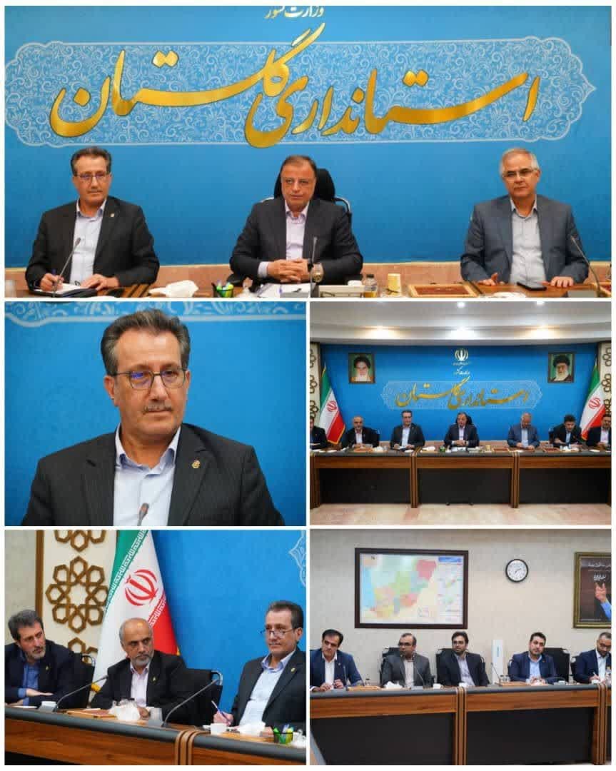 برگزاری نشست معاون وزیر راه و شهرسازی و مدیرعامل سازمان بنادر با استاندار گلستان
