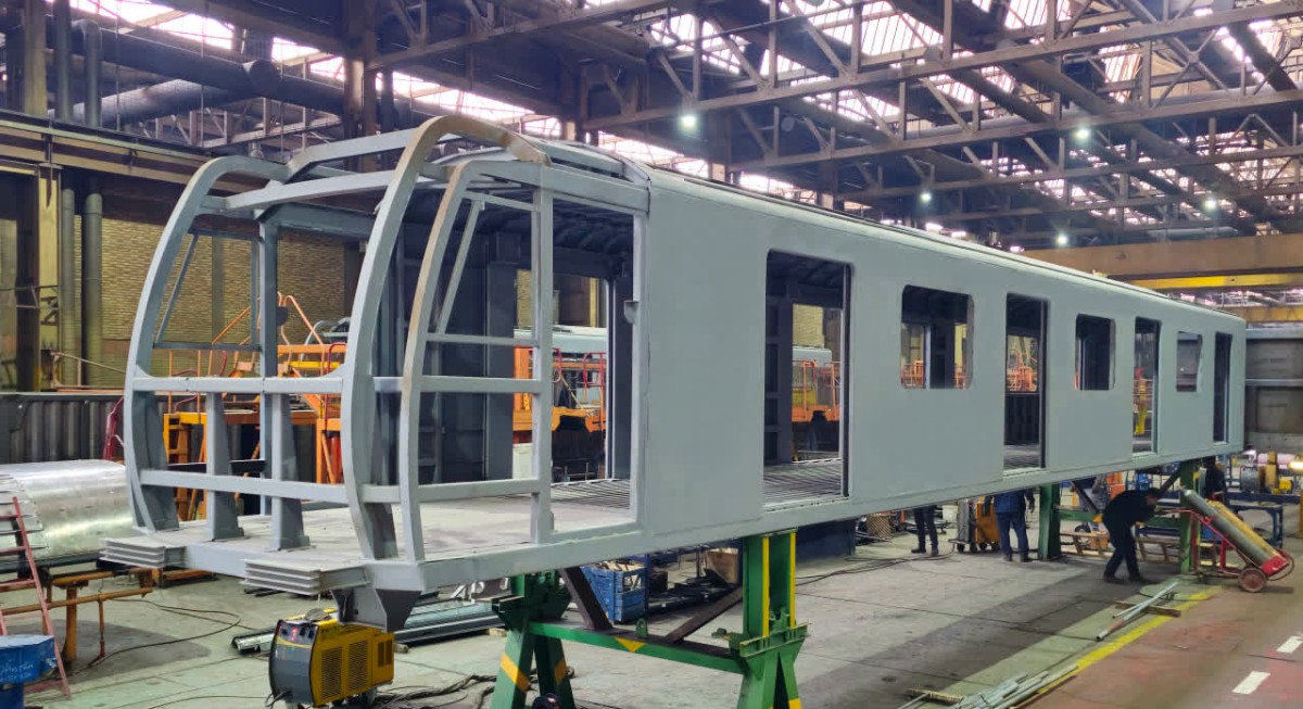 پیشرفت چشمگیر تولید واگن‌های مترو قم با توان مهندسان ایرانی