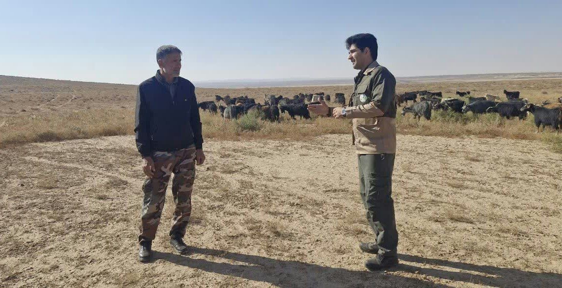 بازدید از اراضی ملی و بررسی وضعیت پروژه‌های در حال اجرای منابع طبیعی در شهرستان نظرآباد