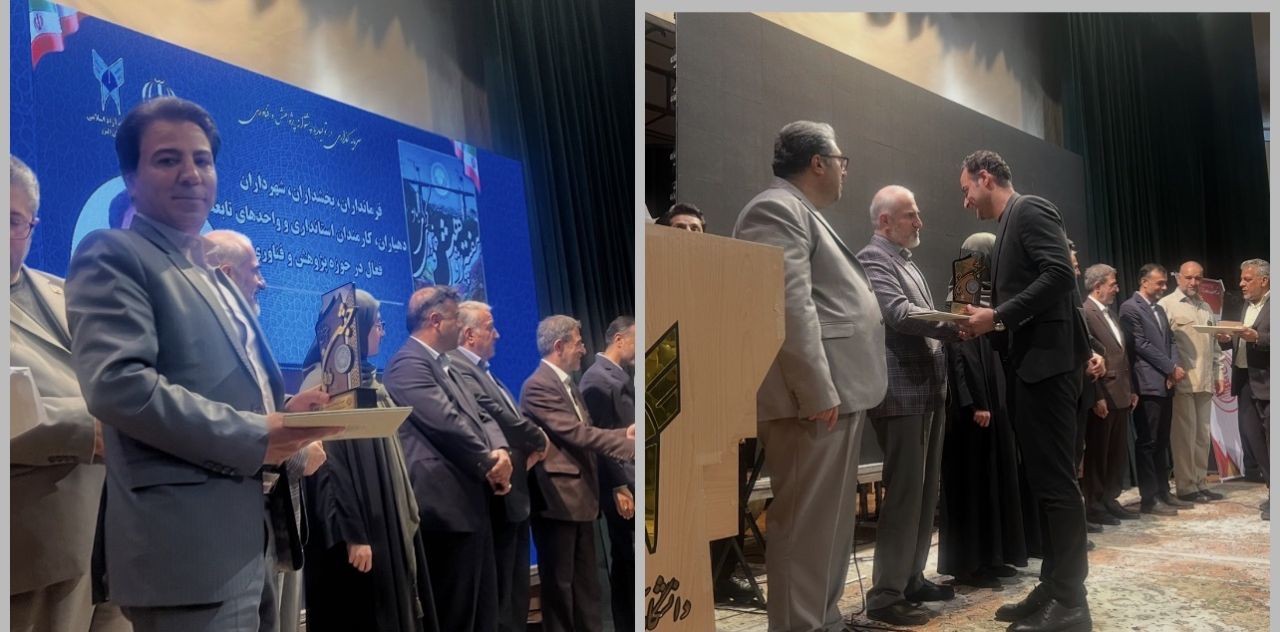 تجلیل از شهردار و نایب‌رئیس شورای شهر مشکین‌دشت به‌عنوان مدیران فعال حوزه پژوهش و فناوری